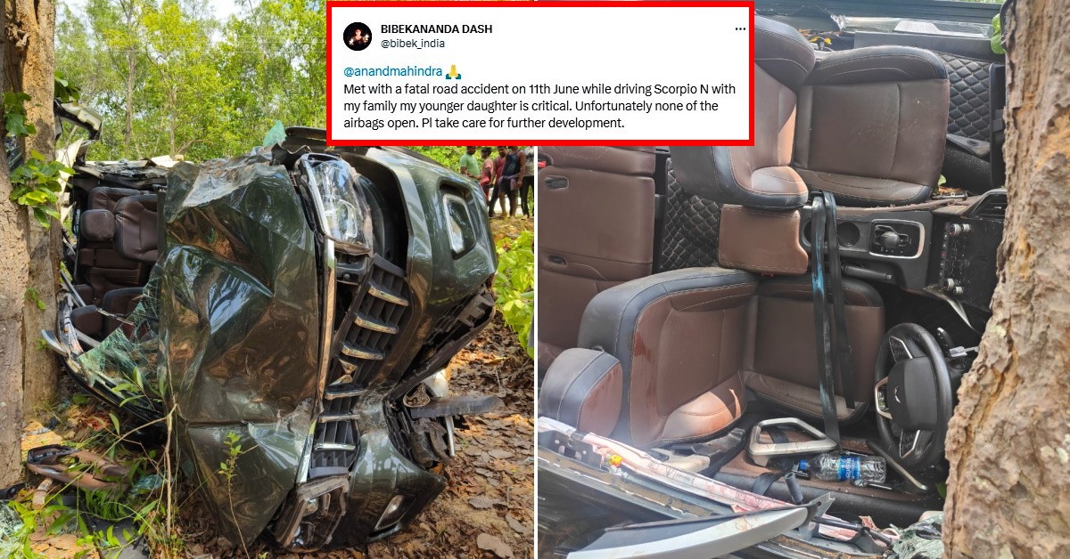 Mahindra scorpio-n airbags did not open