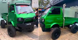India's first Maruti Omni pick up truck is a lifted monster [Video]