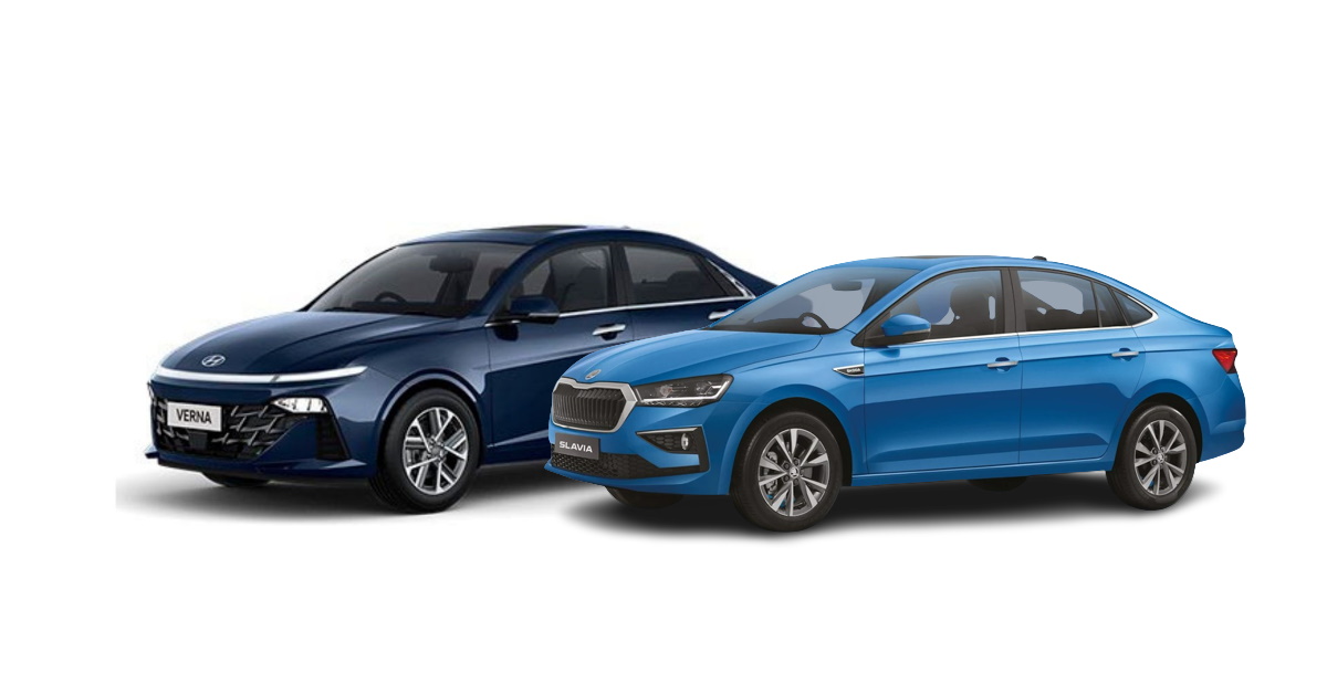 skoda slavia vs hyundai verna tech savvy comparison entry level variants india skoda slavia vs hyundai verna tech savvy comparison entry level variants india