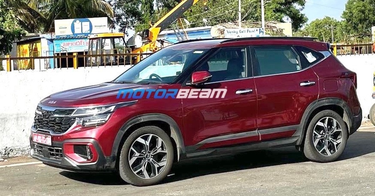 upcoming kia Celts suv spotted in India