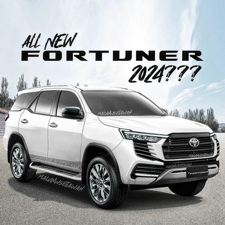 All-new 2024 Toyota Fortuner Hybrid SUV imagined ahead of official launch