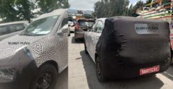 Citroen C3 crossover sedan spotted testing for the first time in India