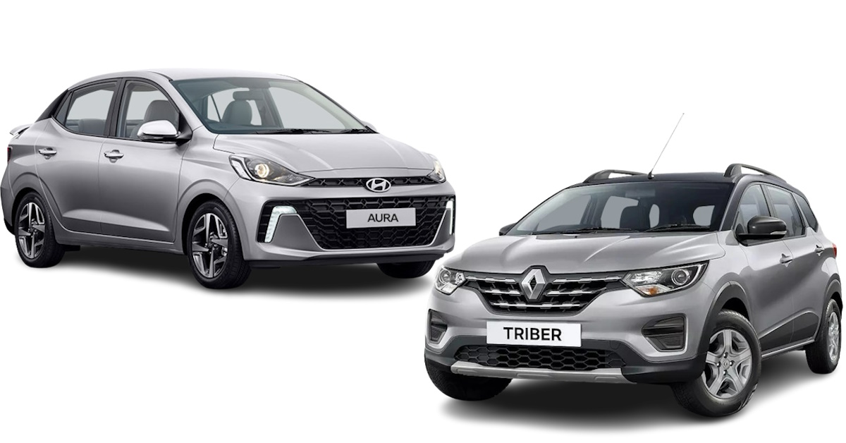best automatic variants for families comparing hyundai aura and renault triber best automatic variants for families comparing hyundai aura and renault triber