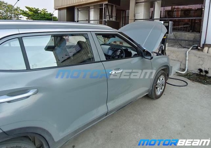 Hyundai Creta Electric SUV’s interiors revealed through fresh spyshots