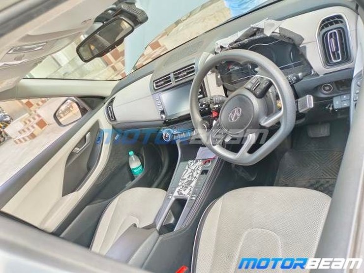 Hyundai Creta Electric SUV’s interiors revealed through fresh spyshots