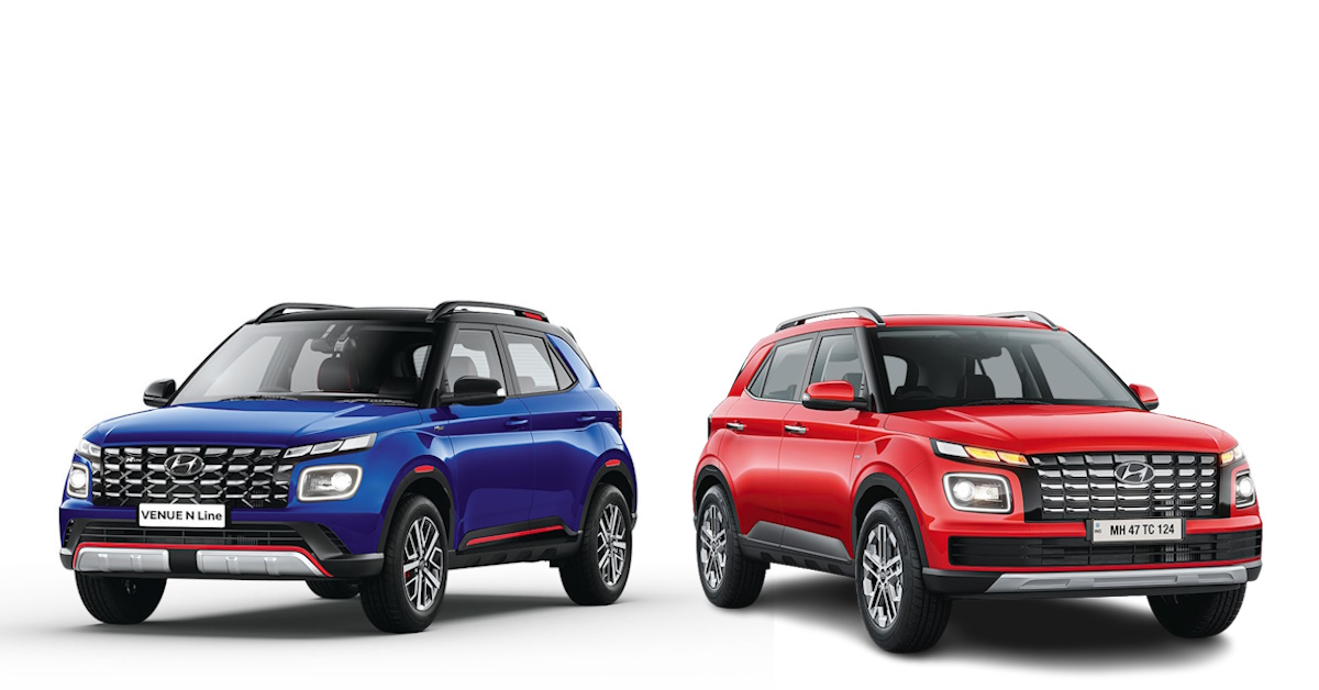 Hyundai Venue vs Venue N Line comparison Hyundai Venue vs Venue N Line comparison