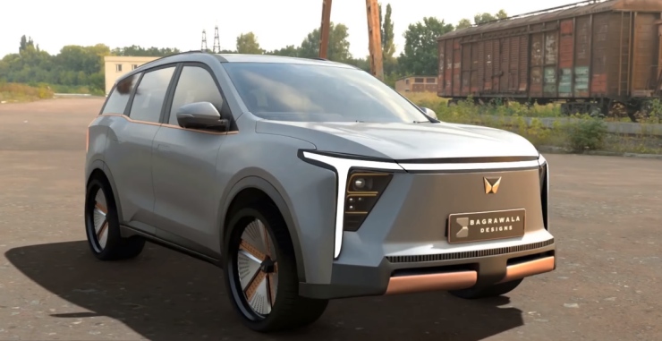 Mahindra XUV.e8 electric SUV version of XUV700: What it’ll look like [Video]
