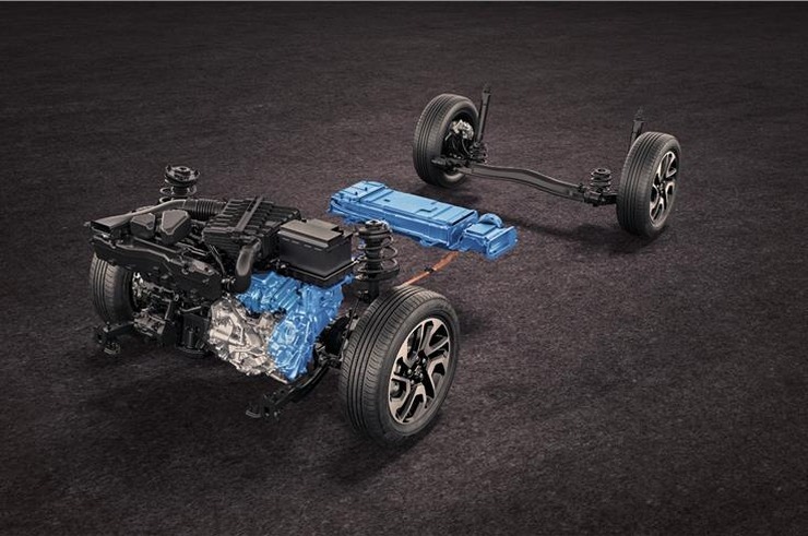 Maruti Suzuki Invicto hybrid powertrain