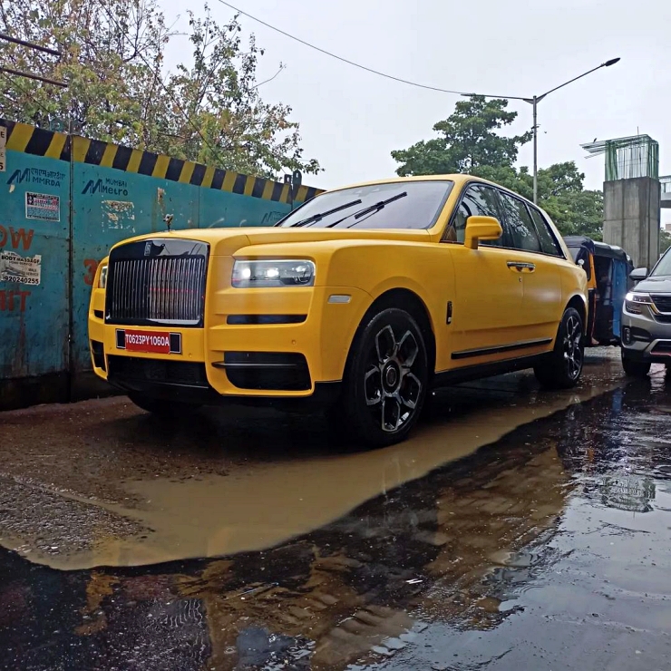 India’s first yellow Rolls Royce Cullinan is here: Like what you see?