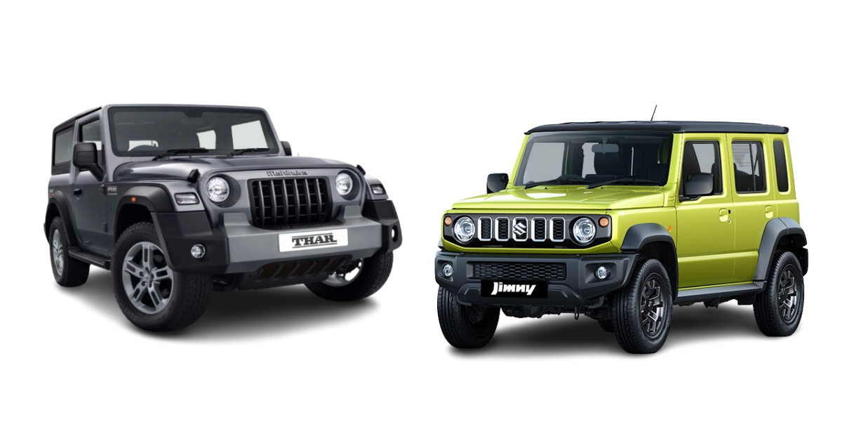 mahindra thar vs maruti suzuki jimny comparing their variants under rs 15 lakh for off roading enthusiasts mahindra thar vs maruti suzuki jimny comparing their variants under rs 15 lakh for off roading enthusiasts