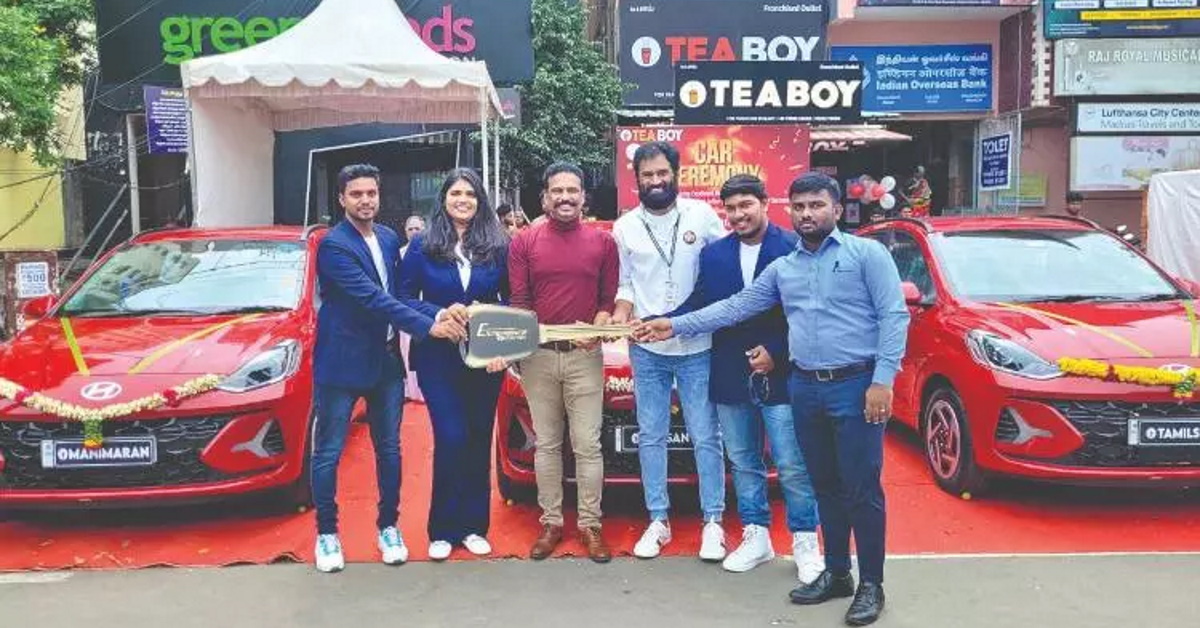 teaboy gifts employees hyundai i10 nios cars