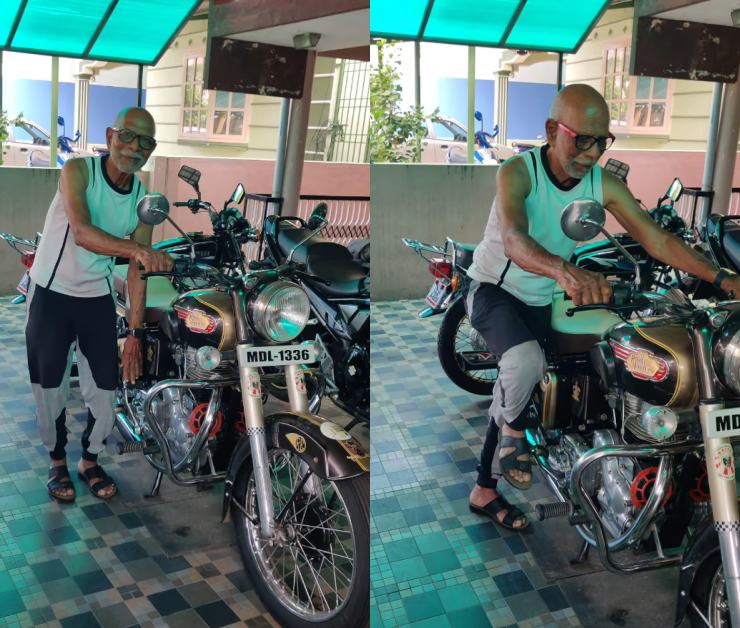 84-year-old super fit grandpa starting a Royal Enfield Bullet 350 is so satisfying to watch [Video]