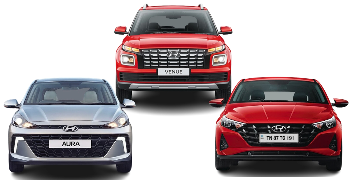 hyundai venue vs aura vs i20 comparing variants under rs 10 lakh for the tech savvy gadget lover hyundai venue vs aura vs i20 comparing variants under rs 10 lakh for the tech savvy gadget lover