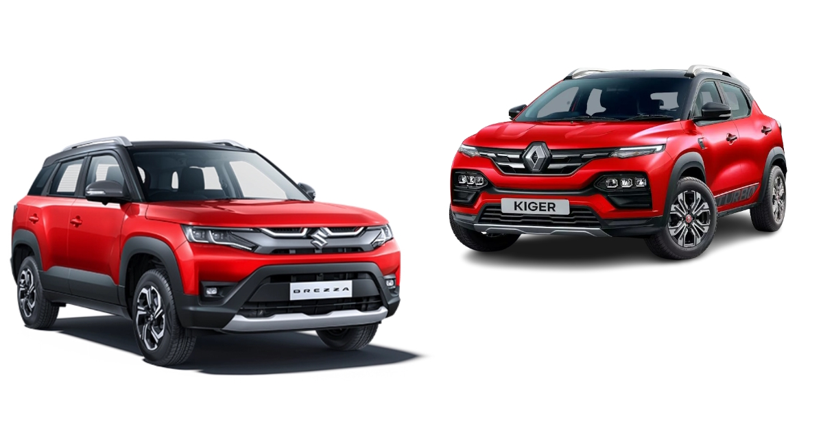 renault kiger vs maruti suzuki brezza comparing their variants under rs 10 lakh for safety conscious car buyers renault kiger vs maruti suzuki brezza comparing their variants under rs 10 lakh for safety conscious car buyers