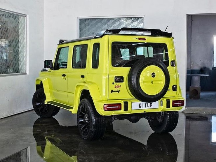 Maruti Suzuki Jimny modified to look like a baby Mercedes Benz G-Wagon!