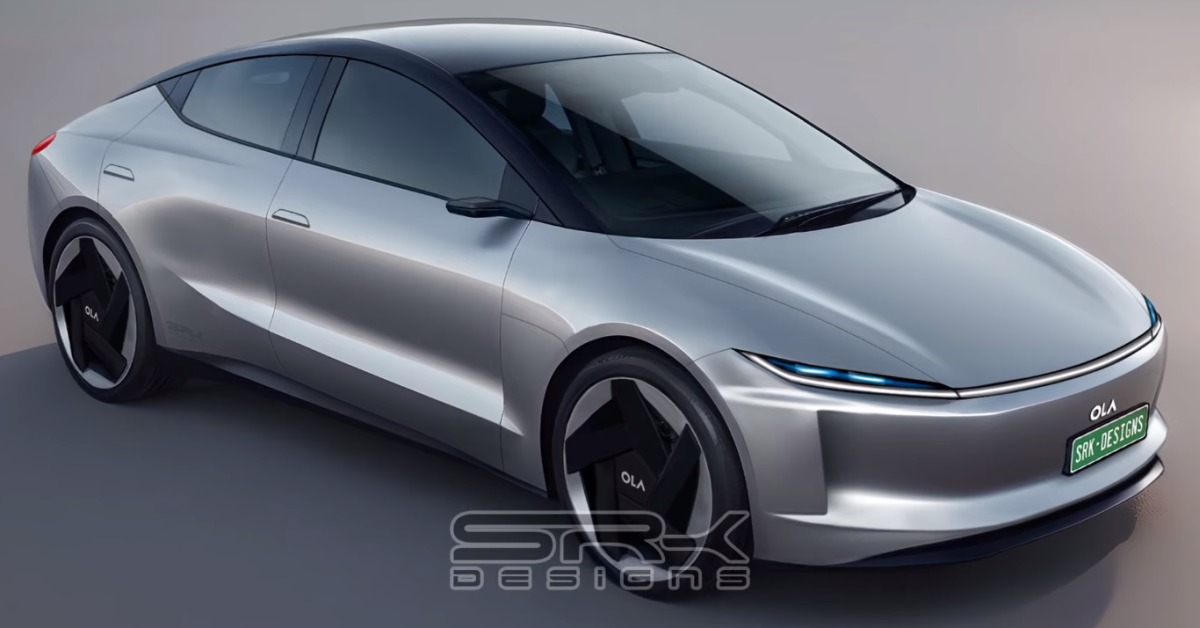 Ola Electric EV Car design render featured