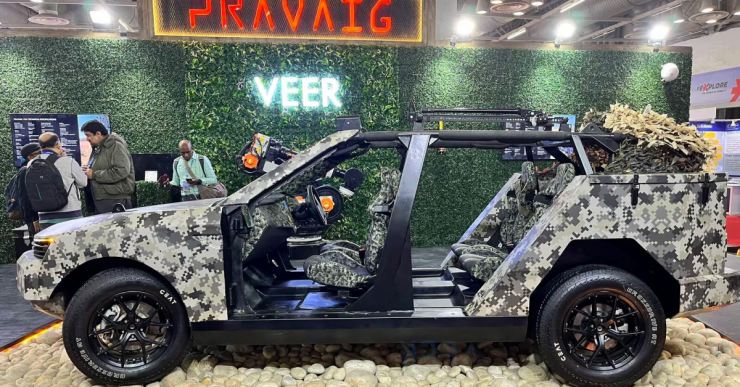 Pravaig Dynamics Interceptor EV SUV for military specs revealed