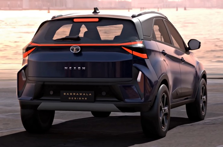 Tata Nexon Facelift imagined in multiple colours [Video]