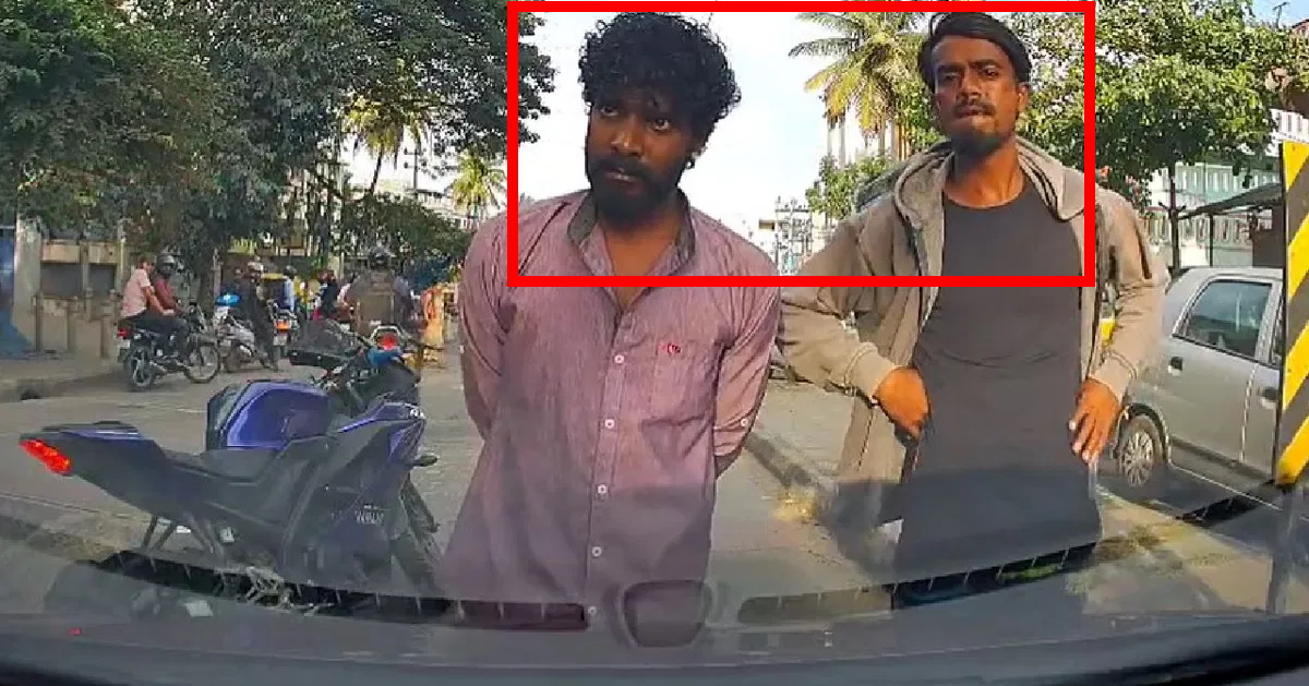 bengaluru road rage yamaha r15 thugs vs techie in SUV
