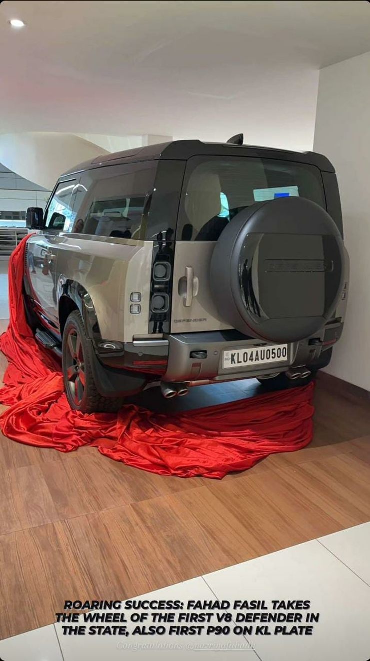 Actor Fahadh Faasil buys a Land Rover Defender 90 worth Rs 2.12 crore