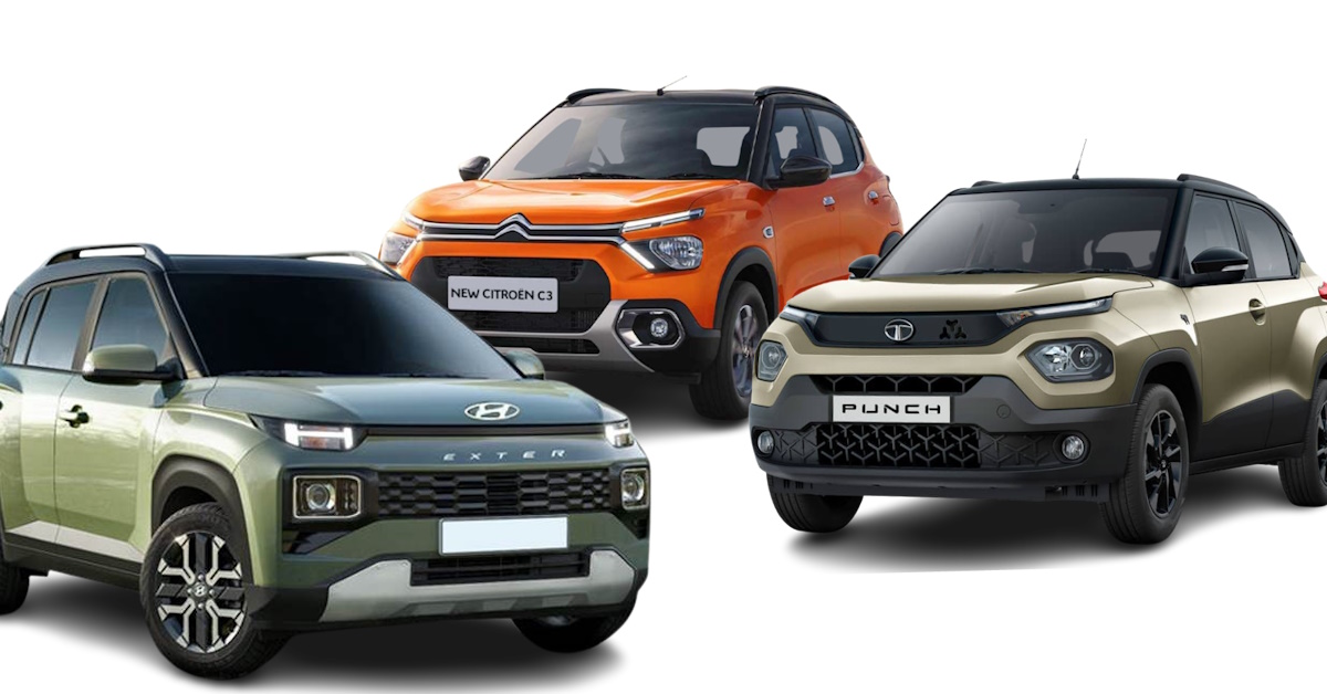 tata punch vs citroen c3 vs hyundai exter comparing base variants for the first time car buyer tata punch vs citroen c3 vs hyundai exter comparing base variants for the first time car buyer