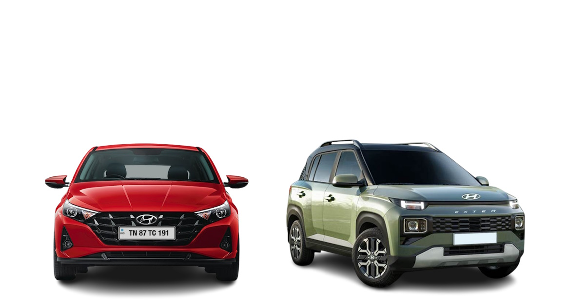 hyundai i20 vs hyundai exter a comparison of variants under rs 10 lakh for the tech savvy gadget lover hyundai i20 vs hyundai exter a comparison of variants under rs 10 lakh for the tech savvy gadget lover