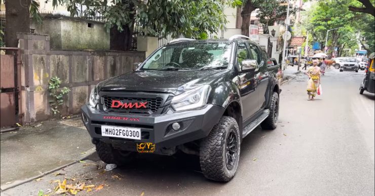 Actor John Abraham spotted in his modified Isuzu V-Cross pick up