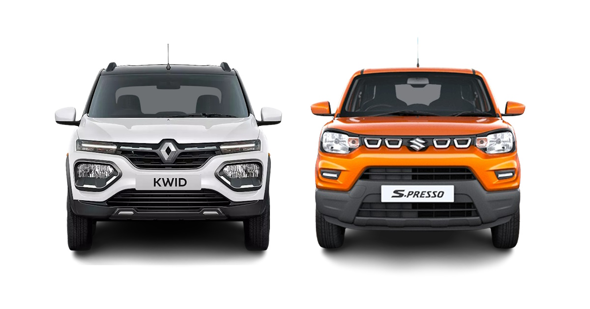 renault kwid vs maruti suzuki s presso comparing variants under rs 7 lakh for first time car buyers renault kwid vs maruti suzuki s presso comparing variants under rs 7 lakh for first time car buyers