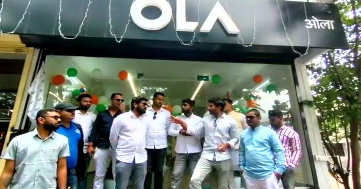 ola service protest by customers