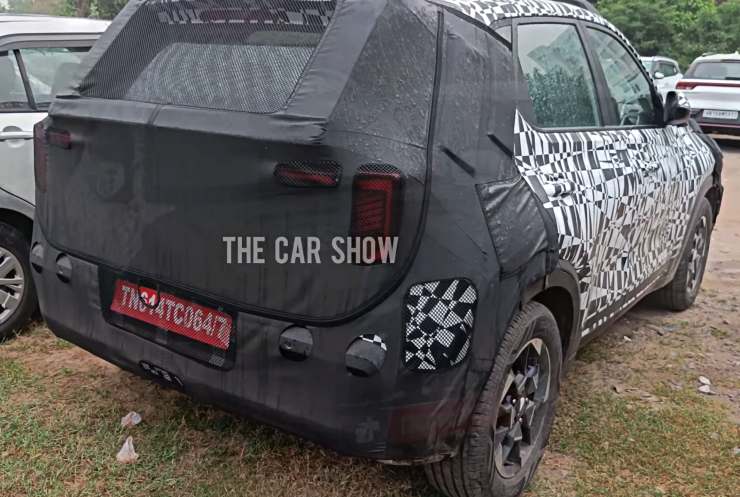 2023 Kia Sonet facelift sub-compact SUV test mule spotted: All details revealed