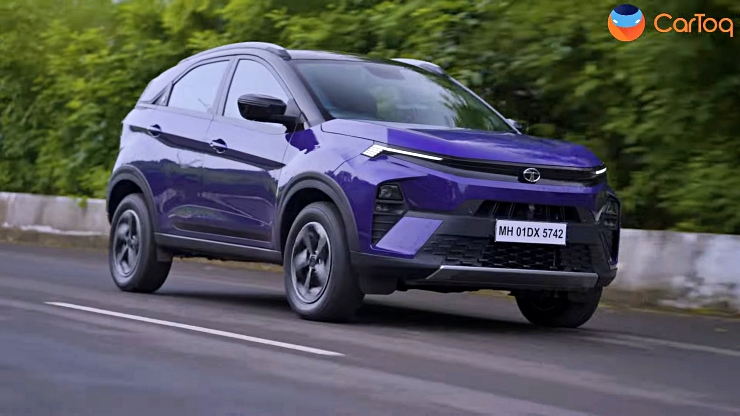 Facelifted Tata Nexon Turbo Petrol DCT Automatic in CarToq’s first drive review and mileage test [Video]
