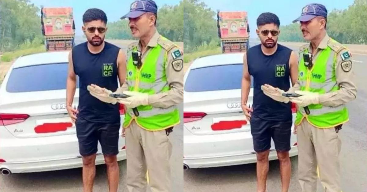 Babar Azam fined for speeding in his Audi A5