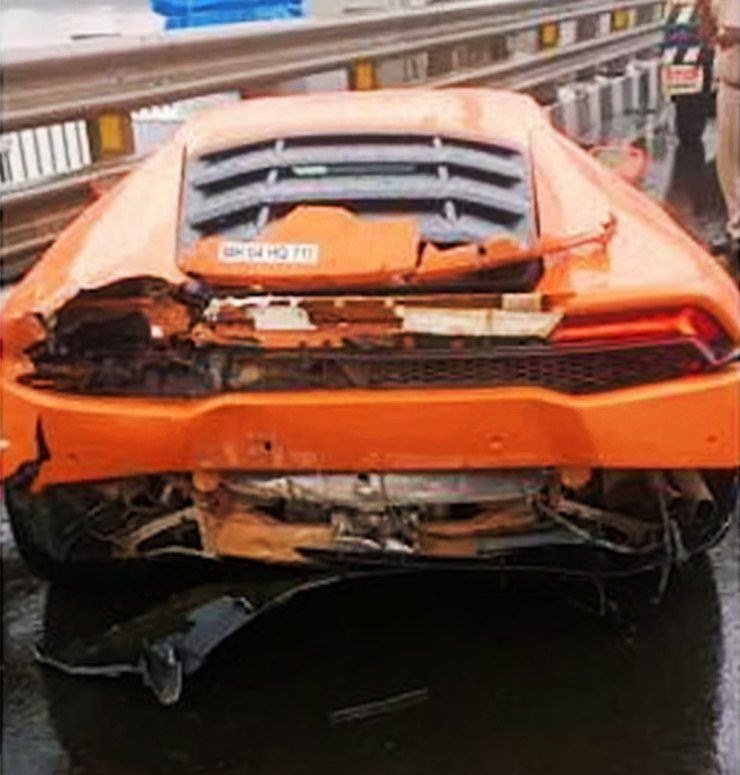 BJP politician’s teenaged son crashes Lamborghini Huracan worth Rs 3.5 crore in Mumbai: Wife crashed same car 7 years ago