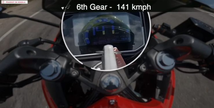 Hero Karizma XMR 210 top speed tested on highway: Does 147 kmph [Video]