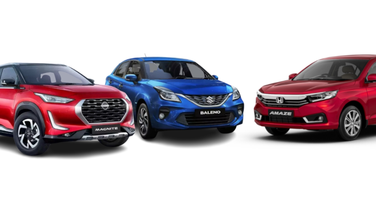 honda amaze vs maruti suzuki baleno vs nissan magnite comparing variants under rs 8 lakh for tech savvy gadget lovers honda amaze vs maruti suzuki baleno vs nissan magnite comparing variants under rs 8 lakh for tech savvy gadget lovers