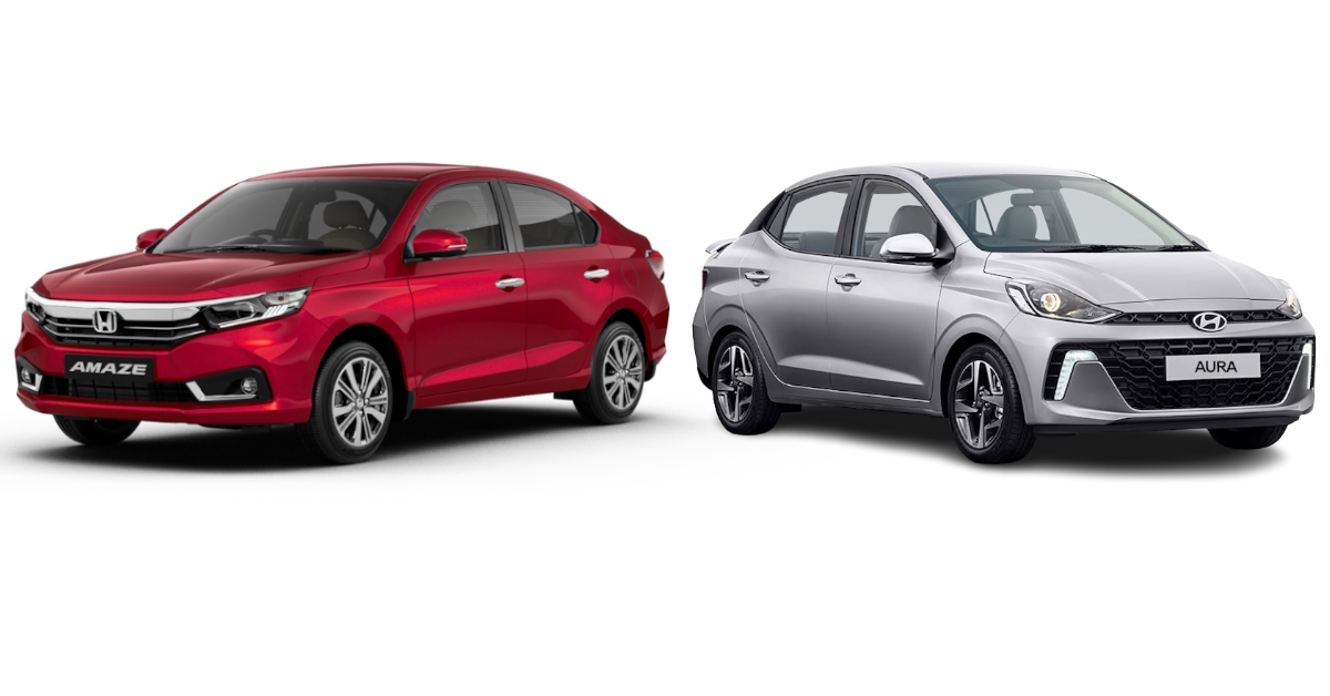 hyundai aura vs honda amaze comparing their base variants under rs 7 lakh for family focused car buyers hyundai aura vs honda amaze comparing their base variants under rs 7 lakh for family focused car buyers