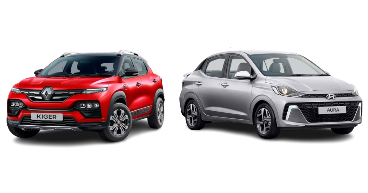 hyundai aura vs renault kiger comparing their variants under rs 7 lakh for budget conscious car buyers hyundai aura vs renault kiger comparing their variants under rs 7 lakh for budget conscious car buyers