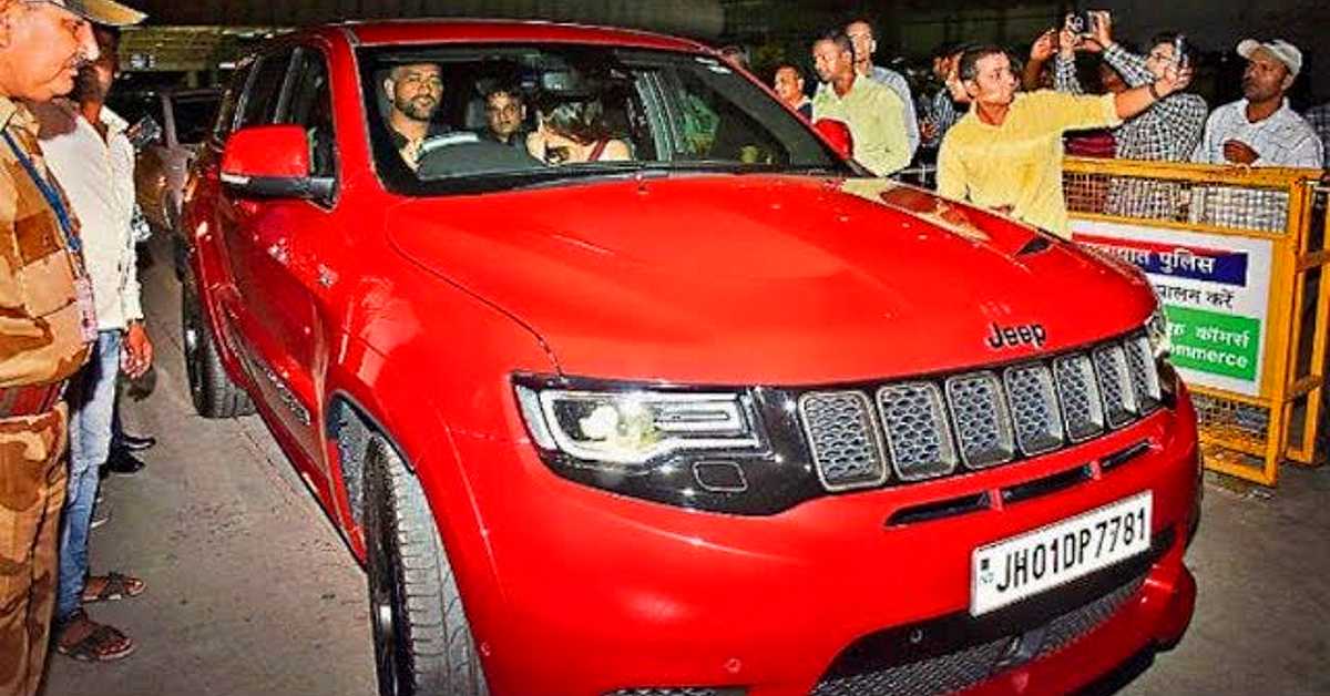 Rare pictures of MS Dhoni’s most powerful car – the 700 Bhp Jeep Cherokee SRT