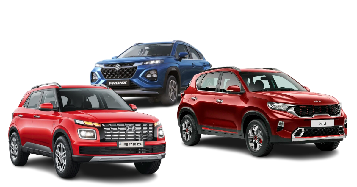 maruti suzuki fronx vs kia sonet vs hyundai venue comparing variants under rs 14 lakh for tech savvy gadget lovers maruti suzuki fronx vs kia sonet vs hyundai venue comparing variants under rs 14 lakh for tech savvy gadget lovers