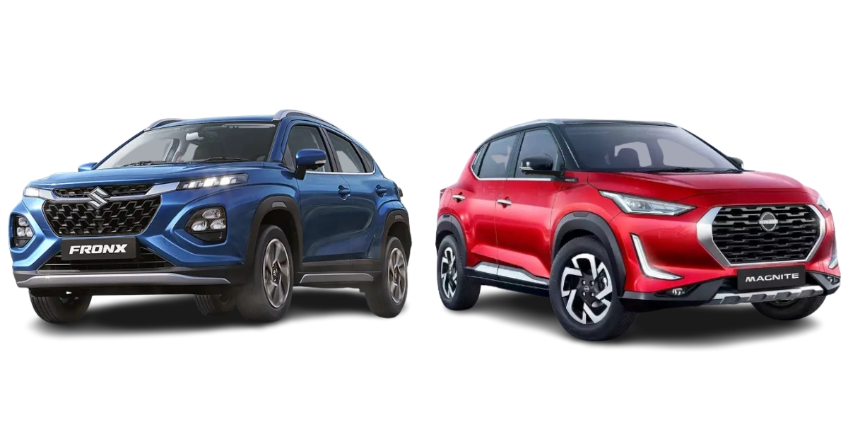 maruti suzuki fronx vs nissan magnite comparing their variants under rs 10 lakh for family focused car buyers maruti suzuki fronx vs nissan magnite comparing their variants under rs 10 lakh for family focused car buyers