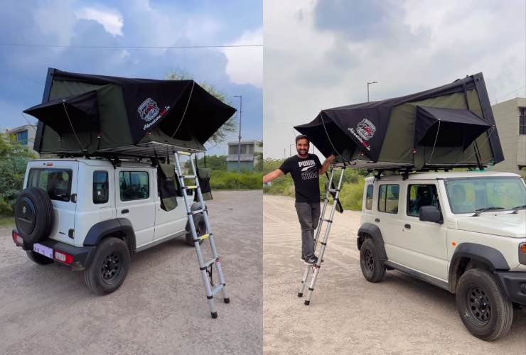 India’s first Maruti Suzuki Jimny with a roof-top tent [Video]