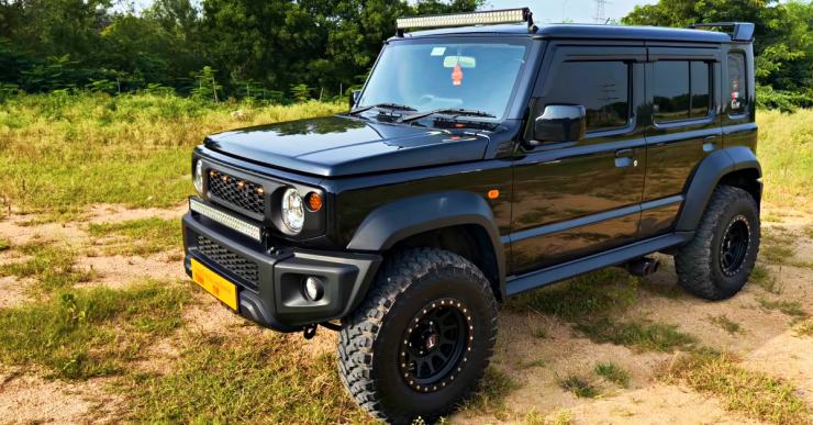 This Maruti Jimny gets a host of performance and visual modifications (Video): Lifted, tuned, custom wheels and tyres