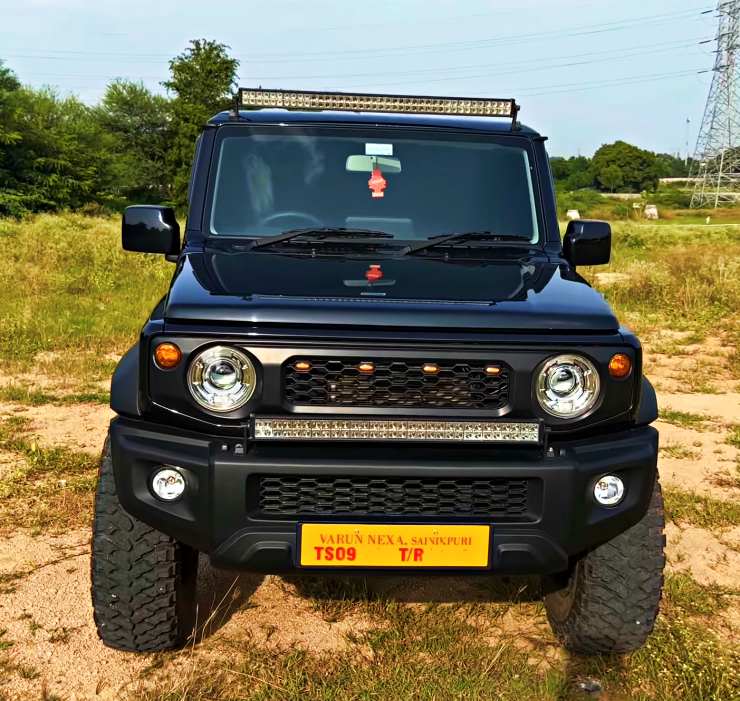 This Maruti Jimny gets a host of performance and visual modifications (Video): Lifted, tuned, custom wheels and tyres