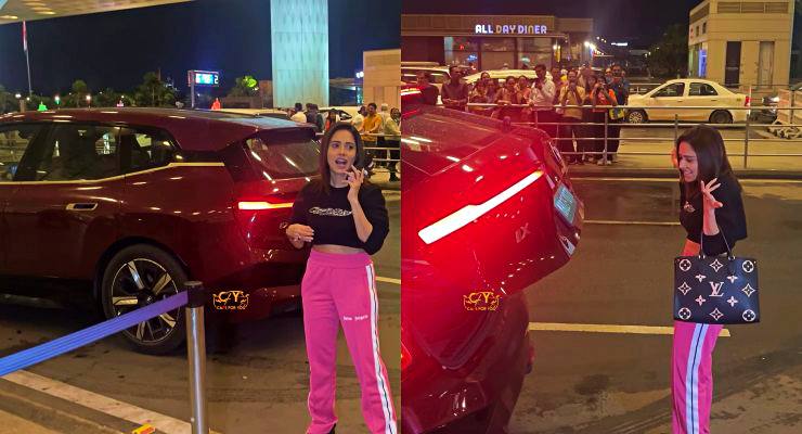 Bollywood actress Nushrratt Bharuccha buys a brand new BMW iX electric luxury SUV: Struggles to close boot [Video]