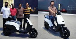 Ola CEO Bhavish Aggarwal shares pictures of first production S1X electric scooter