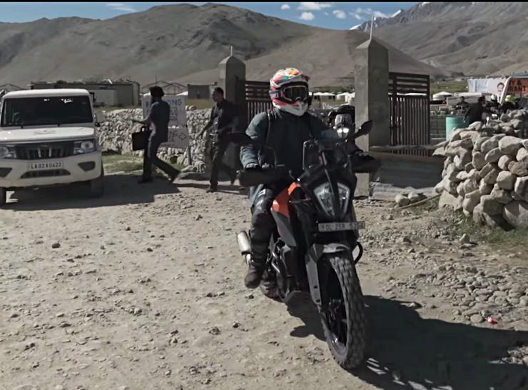 MP Rahul Gandhi takes a bike trip to Ladakh on his KTM Adventure 390