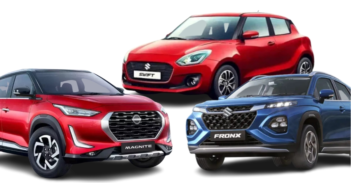 maruti suzuki swift vs nissan magnite vs maruti suzuki fronx comparing variants under rs 10 lakh for the performance enthusiast maruti suzuki swift vs nissan magnite vs maruti suzuki fronx comparing variants under rs 10 lakh for the performance enthusiast