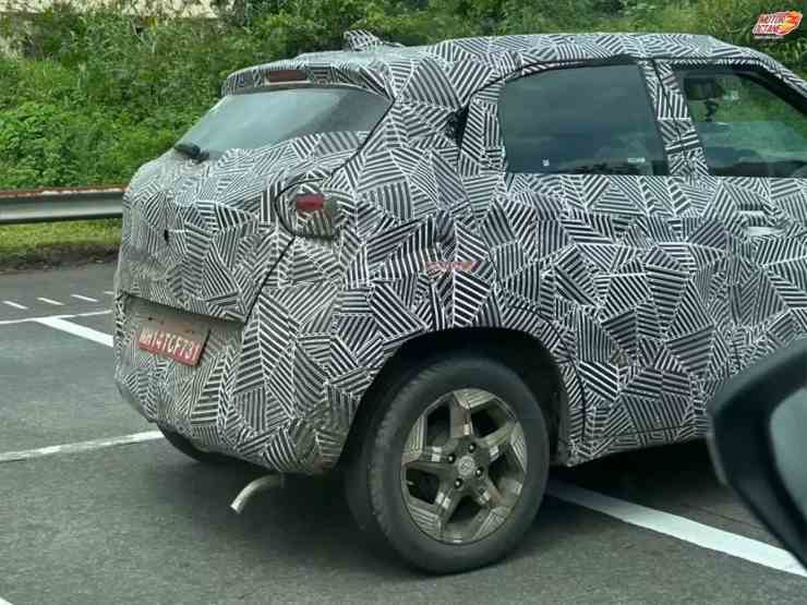Tata Punch EV spied with Nexon Facelift-like front end styling