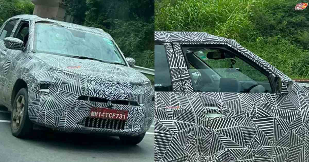 Tata Punch EV test mule spotted