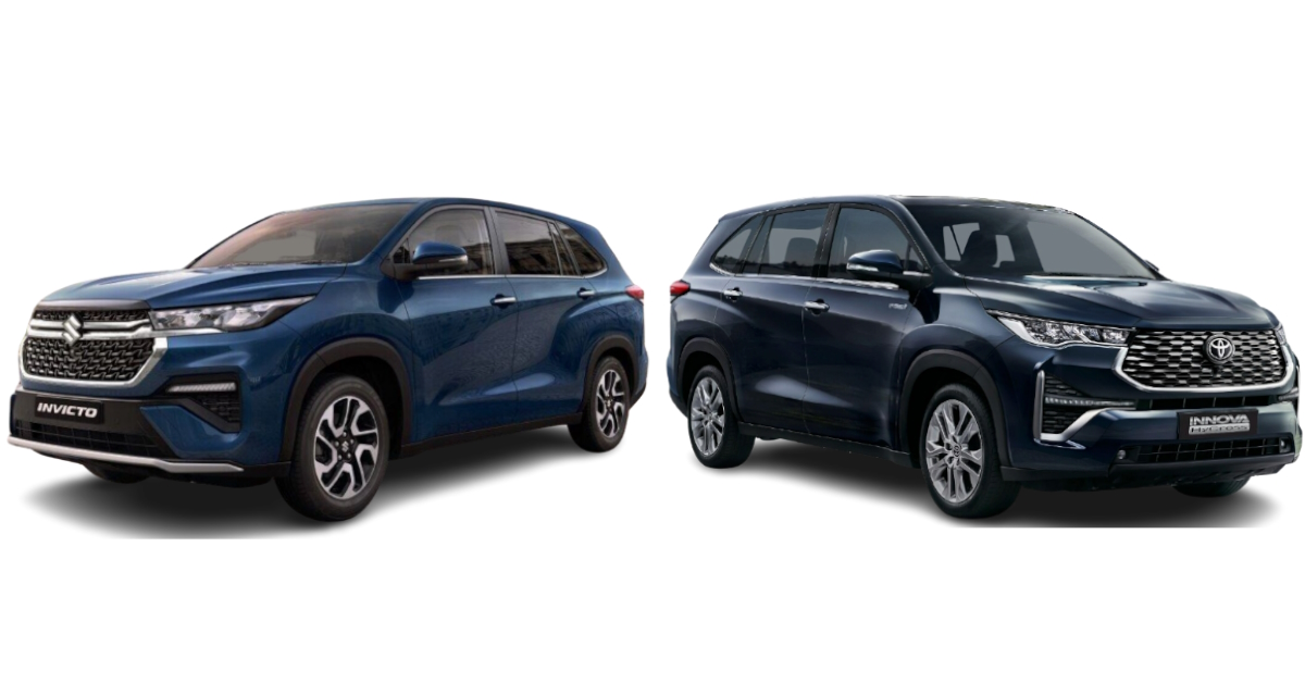 Toyota Innova Hycross vs Maruti Suzuki Invicto